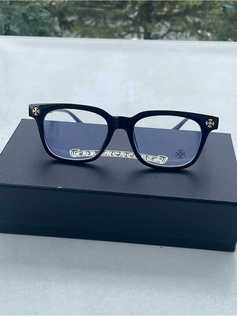 Chrome Hearts 2273 Black Full Rim
Eyeglasses Frames Plastic/Metal
53-18-138